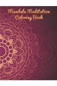 Mandala Meditation Coloring Book