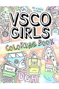VSCO Girls Coloring Book