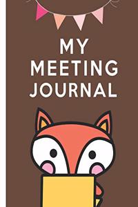 My Meeting Journal