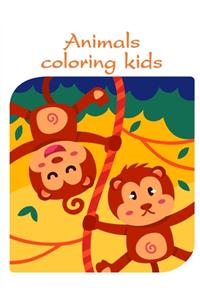 Animals coloring kids