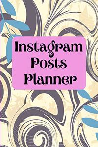 Instagram posts planner
