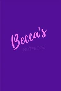 Becca's Notebook