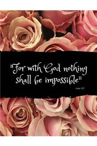 For With God Nothing Shall Be Impossible, Luke