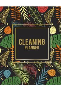 Cleaning Planner: Night Flowers, 2019 Weekly Cleaning Checklist, Household Chores List, Cleaning Routine Weekly Cleaning Checklist 8.5