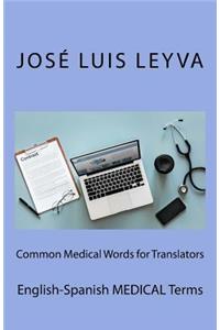 Common Medical Words for Translators