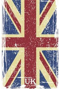 UK: Patriotic English Diary Book for British Men, Women and Kids