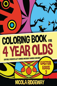 Coloring Book for 4 Year Olds (Easter eggs 3)