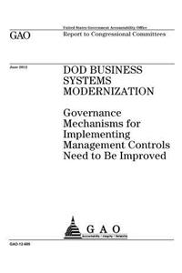 DOD business systems modernization
