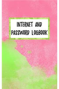 Internet And Password Logbook