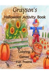 Grayson's Halloween Activity Book