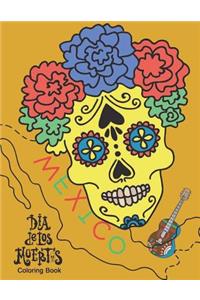 Dia de Los Muertos Coloring Book