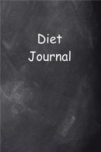 Diet Journal Chalkboard Design