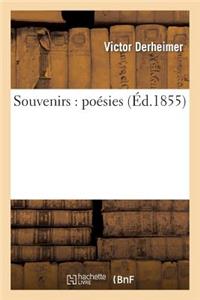 Souvenirs: Poésies