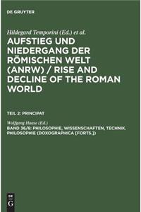 Philosophie, Wissenschaften, Technik. Philosophie (Doxographica [Forts.])