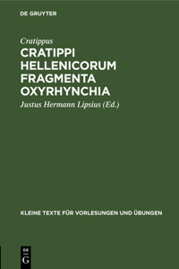 Cratippi Hellenicorum Fragmenta Oxyrhynchia