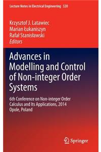 Advances in Modelling and Control of Non-Integer-Order Systems