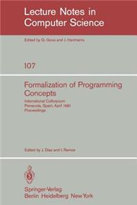 Formalization of Programming Concepts