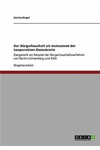 Bürgerhaushalt als Instrument der kooperativen Demokratie