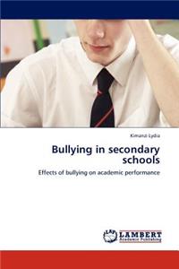 Bullying in Secondary Schools