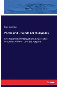 Poesie und Urkunde bei Thukydides