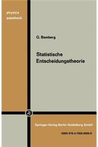 Statistische Entscheidungstheorie