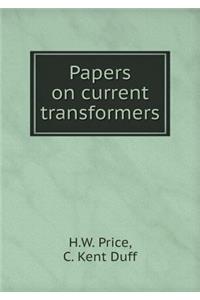 Papers on Current Transformers