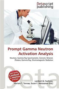 Prompt Gamma Neutron Activation Analysis