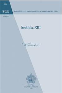 Hethitica XIII
