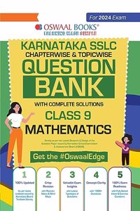 Oswaal Karnataka SSLC Question Bank Class 9 Maths for 2024 Exams