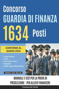 Concorso Guardia di Finanza 1634 Posti