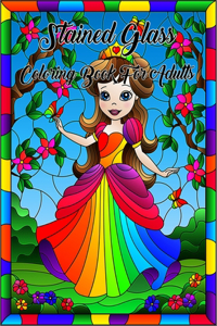 Stained Glass Coloring Book For Adults