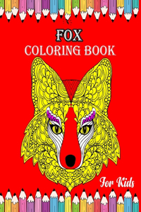 Fox Coloring Book For Kids