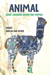 Adult Coloring Books for Women Forest Animal and other - Animal