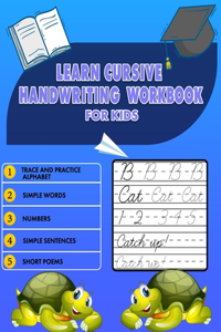 Learn Cursive Handwriting Workbook for Kids