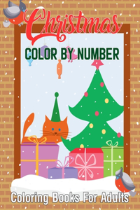 Christmas Color By Number Coloring Books For Adults