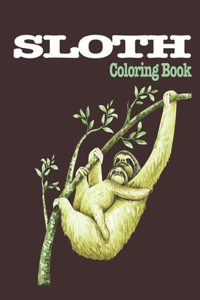 Sloth Coloring Book