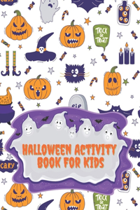 Halloween Activity Book For Kids