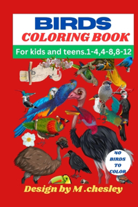 Birds Coloring Book