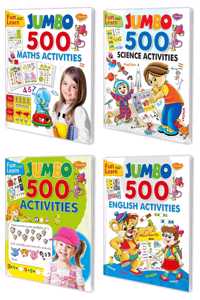 Stem Activity| Pack Of 4 Books | Super Jumbo Combo For Collecters And Library Activity Books