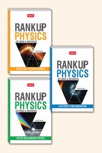 MTG Rank Up Physics (Set of 3 Books) JEE Main & Advanced Waves and Thermodynamics, Electricity and Magnetism, Optics and Modern Physics - Best Physics books for JEE Main & Advanced Preparation 2022