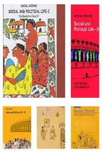 Ncert -Political Science From Class 6 -10 (Set Of 5 Book) English Medium
