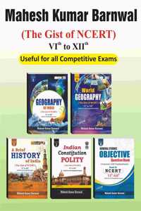 Mahesh Kumar Barnwal | N.C.E.R.T | English Medium | Combo of 5 Books | Best Books for Competitive Exams