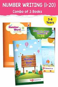 Number Writing Books For Kids 1 To 20 | 3 To 6 Year Old | Learn And Practice Numbers And Numbers In Words For Preschool Children | Includes Drawing ... Content Team At Target Publications [Paperback] Content Team At Target Publications