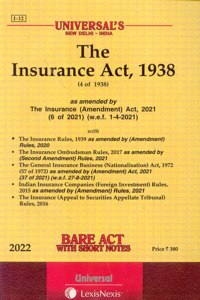 The Insurance Act, 1938 [2022E]