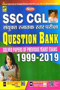 SSC CGL Question Bank Solved Papers of Previous Years Exams 1999-2019 Complete Book in Hindi
