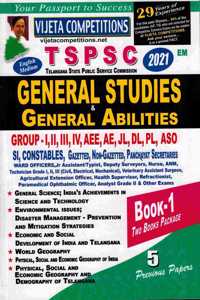 TSPSC General Studies and Mental Ability 2021 SET of 2 Books ( Useful for All TSPSC Competitive Exams ) [ ENGLISH MEDIUM ]
