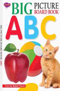 Big Picture Board Book Abc | Can Be Wiped Clean