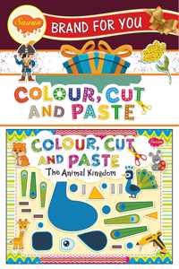 The Animal Kingdom Colour, Cut And Paste Book By Sawan