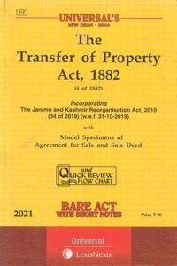 [Code T-7] The Transfer Of Property Act, 1882 [Universal] (2021 E)