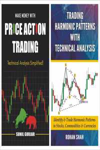 Price Action Trading + Harmonic Patterns Trading (Technical Analysis Books Combo)